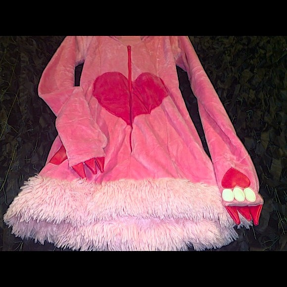 Vtg Josie Loves J Valentine Blushybear Costume Dress with hood & claws!! 💖 - Picture 4 of 16